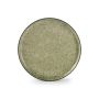 Plat bord 27cm groen Gravel