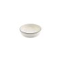 Tiefer Teller 18,5xH5cm Weiß Gravel – 2er-Set  