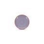 Plat bord 18xH2,5cm paars/oranje Duo