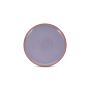 Plat bord 26xH2,5cm paars/oranje Duo