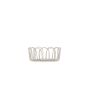Wire basket 16xH7cm grey Flores