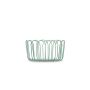 Wire basket 19xH10cm green Flores