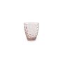 Glas 22cl pink Bubble - Set/4