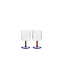 Glas 31,5cl op voet Bobbie - Set van 2