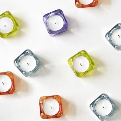 Tealight holder 5x5cm cloud Mood - set/2