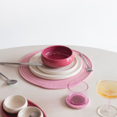 Bol 16xH5,5cm pink Billie - set/2