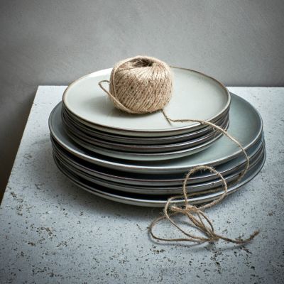 Plate 19,5cm green Freckles