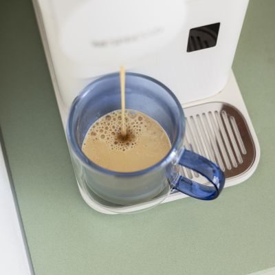 Mug 27cl double wall blue Liv - set/2