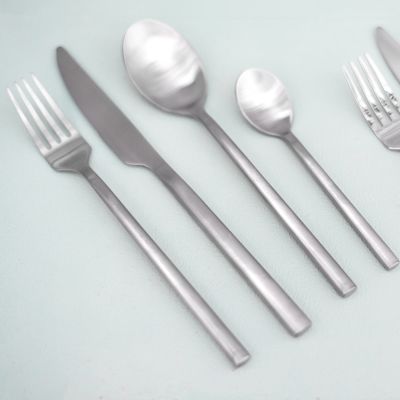 Cutlery set 24 pieces matte Sane