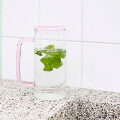 Carafe 120cl with lid pink Cruse