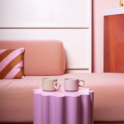 Mug 28cl grey/beige Lou