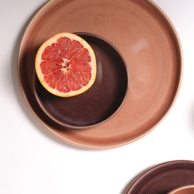 Assiette plate 27cm raspberry Duna