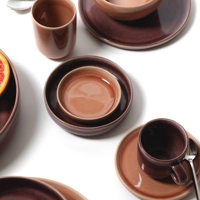 Bol 15xH3,5cm raspberry Duna