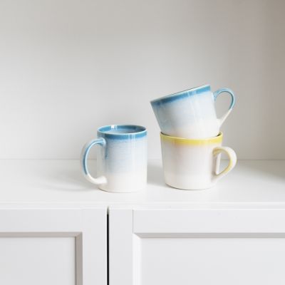 Beker 35cl blauw Vera