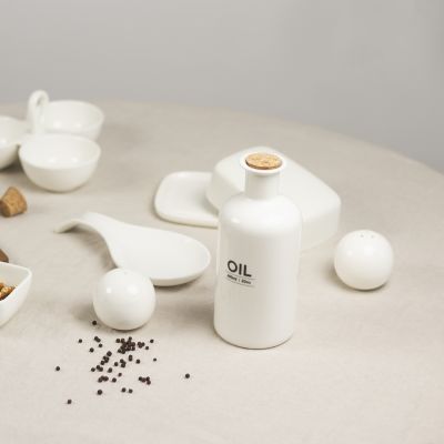 Pepper and salt shaker set white Cucina