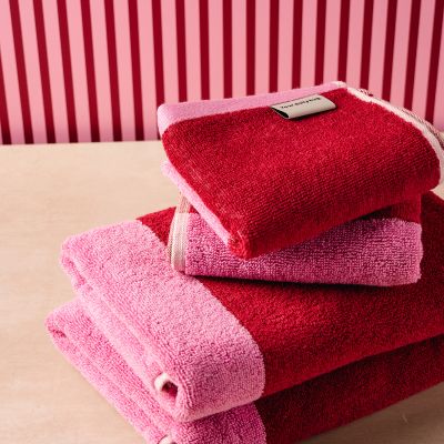 Serviette de main 30x50cm blush pink Pixie - set/2