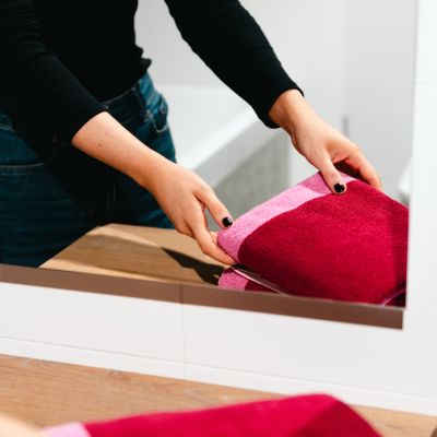 Serviette de bain 50x100cm blush pink Pixie - set/2