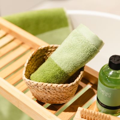 Serviette de main 30x50cm pistachio green Pixie - set/2