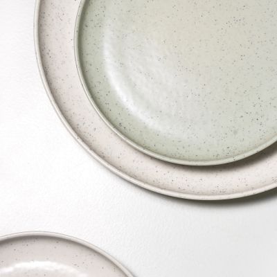 Plat bord 19,5cm mint Dot