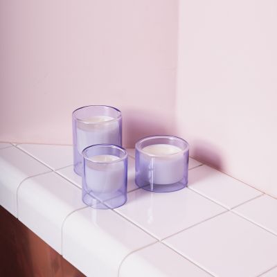 Geurkaars 160g violet Mood