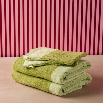 Washandje 15x21cm pistachio green Pixie - Set van 2