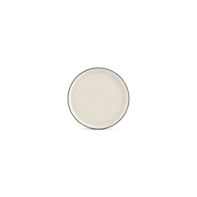 Plat bord 20cm wit Gravel - Set van 2