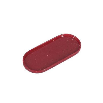 Serveerschaal 20x9cm burgundy Fika
