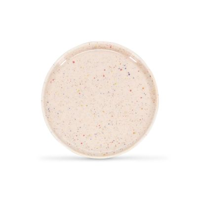 Teller flach 25cm beige Fika