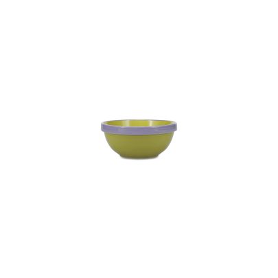 Bol 15,5xH6,5cm vert/violet Duo
