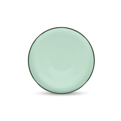Plat bord 26xH2,5cm green Duo