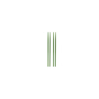 Baguette verre vert Tilly - Lot de 4