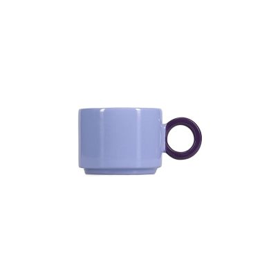 Beker 28cl lavender blue/dark purple Lou