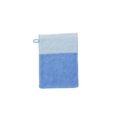 Gant de toilette 15x21cm ocean blue Pixie - Lot de 2