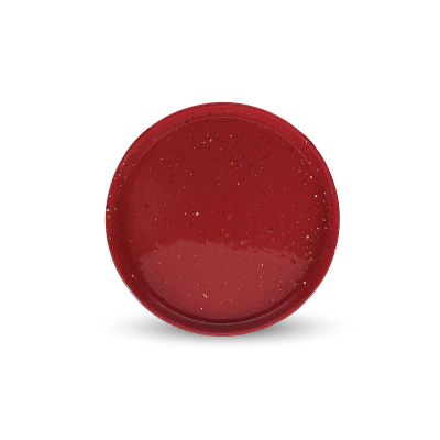 Teller flach 20,5cm burgundy Fika