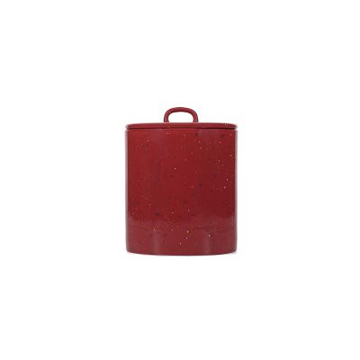 Vorratsdose 14xH18cm mit Deckel burgundy Fika