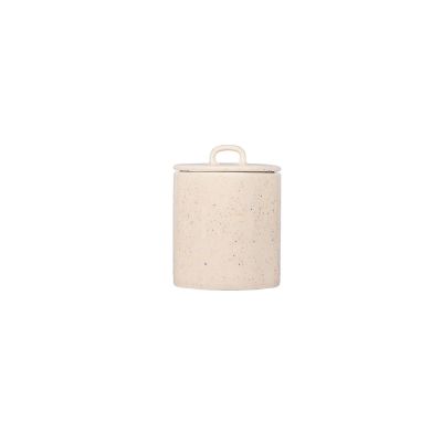 Vorratsdose 11xH14,5cm mit Deckel beige Fika