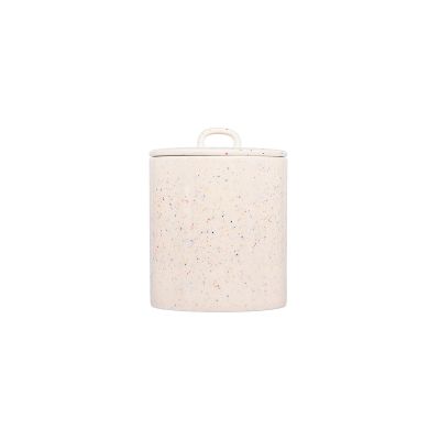 Vorratsdose 14xH18cm mit Deckel beige Fika