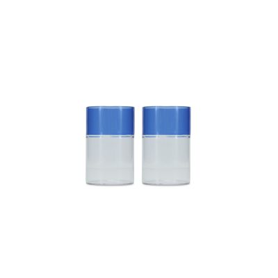 Glass 36,5cl blue Cruse - Set of 2