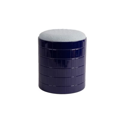 Hocker 37,5xH45cm blau Bowie