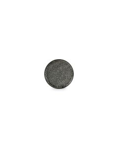 Plat bord 20cm zwart Gravel - Set van 2