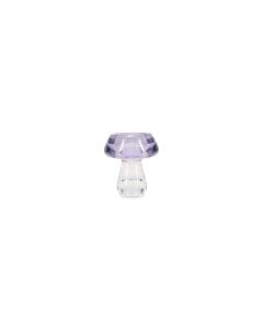 Kerzenhalter H7,5cm violet Mood - 2er-Set