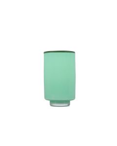 Vase 12xH21,5cm pistachio green Milo