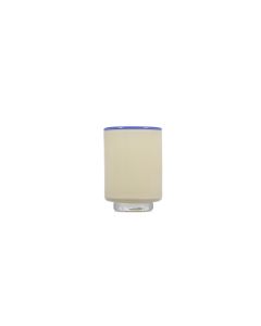 Vase 10,5xH14cm cream white Milo