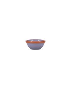 Schüssel 15,5xH6,5cm lila/orange Duo