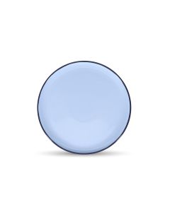 Plat bord 26xH2,5cm blue Duo