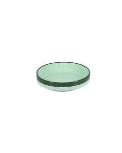 Schale 21xH5cm grün Duo