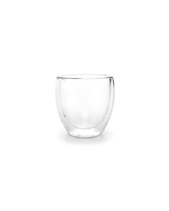 Cup 26cl double wall glass Vienna - Set of 2
