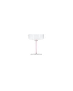 Champagne glass 20cl coupe pink Fizz - Set of 2