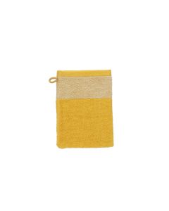Wash mitt 15x21cm sunny yellow Pixie - Set of 2
