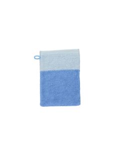Wash mitt 15x21cm ocean blue Pixie - Set of 2